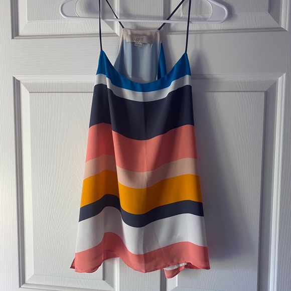 2/$18: LOFT Multi-Color Tank: Fits Like XS - Picture 2 of 5